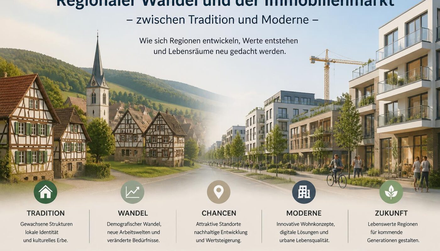 Regionaler Wandel und der Immobilienmarkt – zwischen Tradition und Moderne